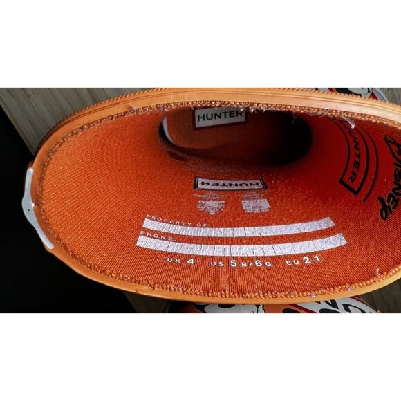 Hunter Original Kids Unisex Disney Mickey Print Boots- Kids US5B - Picture 8 of 11